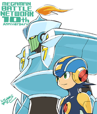 Battle Network 10th Anniversary
Ishihara's gift art to the fans when he was answering fan questions for the 10th Anniversary.
