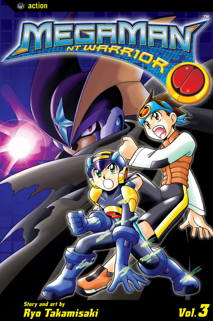 MegaMan NT Warrior Vol 3 manga cover
