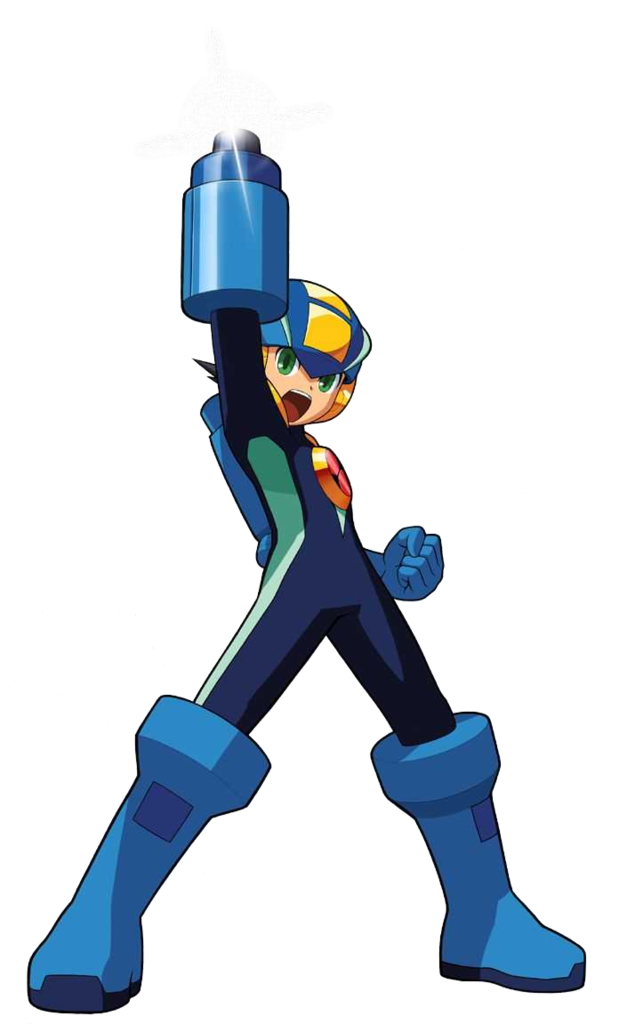 MegaMan (BN5DS)
MegaMan with his buster in the air.
Keywords: megaman