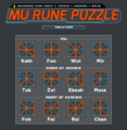 Mu Rune Puzzles