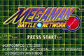 English title screen